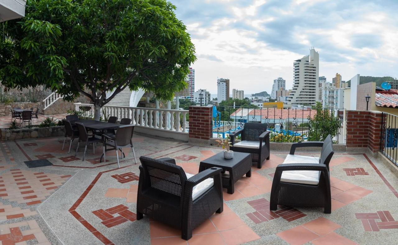 Hotel Cabanas Villa Roca, Rodadero サンタ・マルタ エクステリア 写真