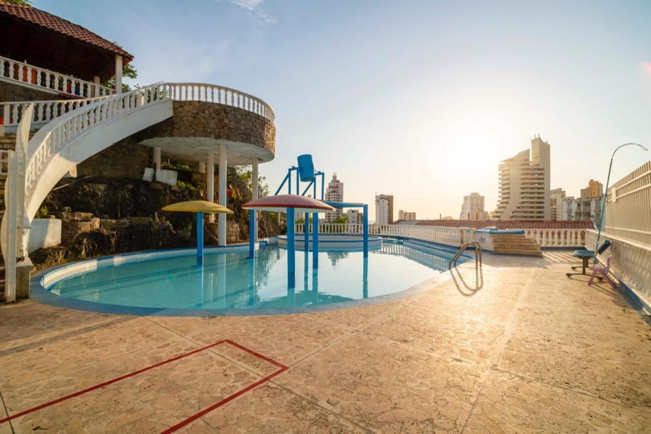 Hotel Cabanas Villa Roca, Rodadero サンタ・マルタ エクステリア 写真